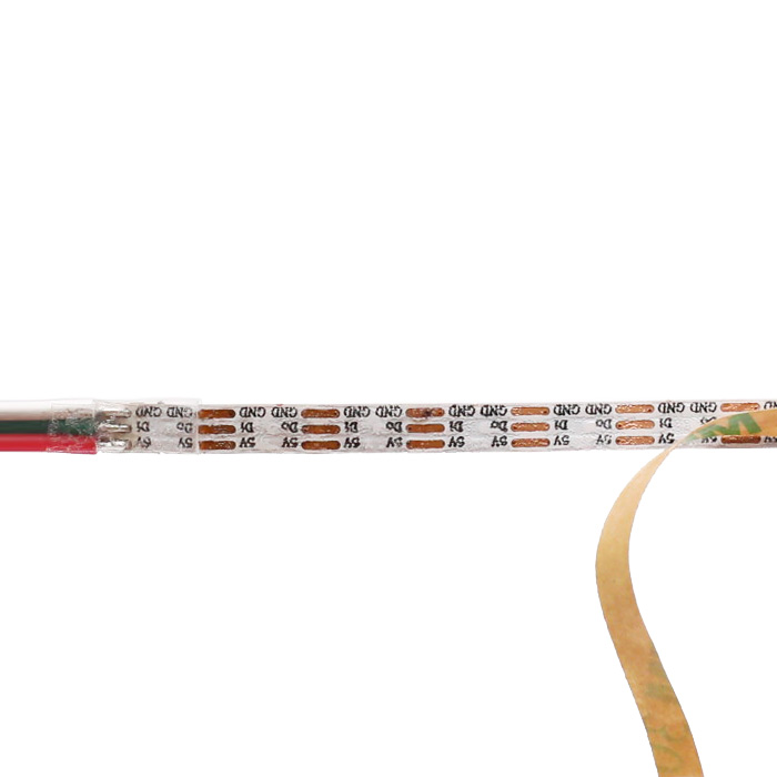Mini 4mm 120LED s bočním vyzařováním SK6812 4020 adresovatelný RGB LED pásek 1m na roli Mini 4mm 120LED s bočním vyzařováním SK6812 4020 adresovatelný RGB LED pásek 1m na roli