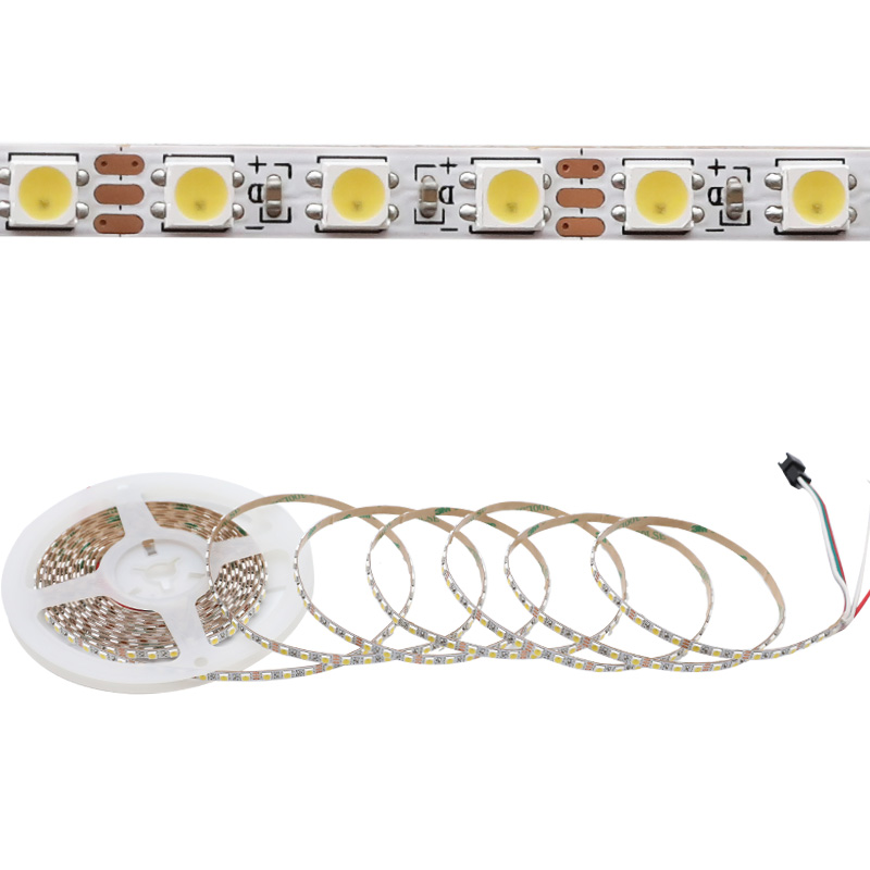 5V WS2812B 3535 5mm tenký adresovatelný pásek LED s denním světlem 6500K 5V WS2812B 3535 5mm tenký adresovatelný pásek LED s denním světlem 6500K
