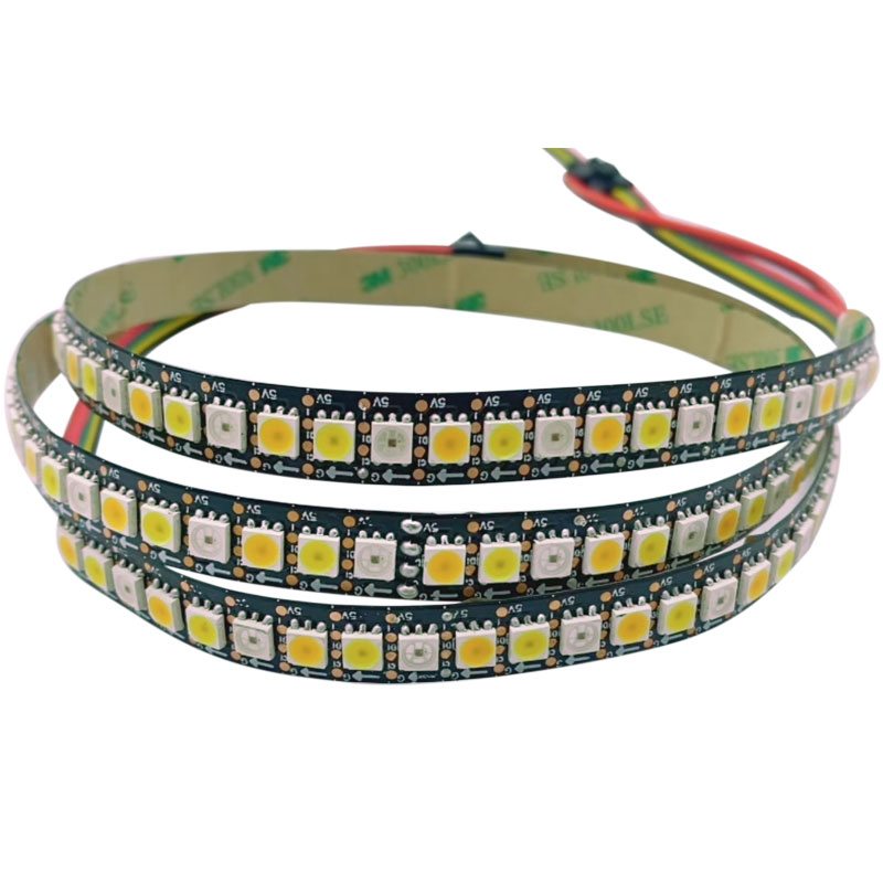 DC5V HD108 SMD5050 Individuální adresovatelný RGB CCT LED pásek s vysokou hustotou 144LED/m