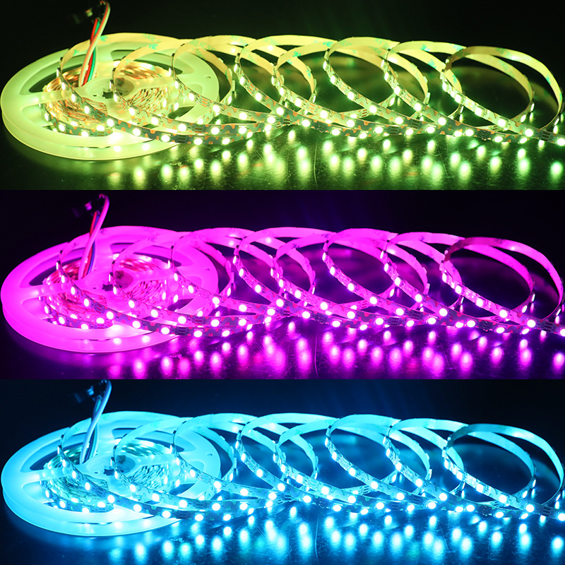 6mm Mini 12V SK6813 Individually Controllable RGB Snake LED Strip