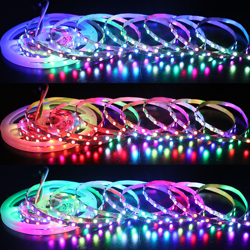 6mm Mini 12V SK6813 Individually Controllable RGB Snake LED Strip