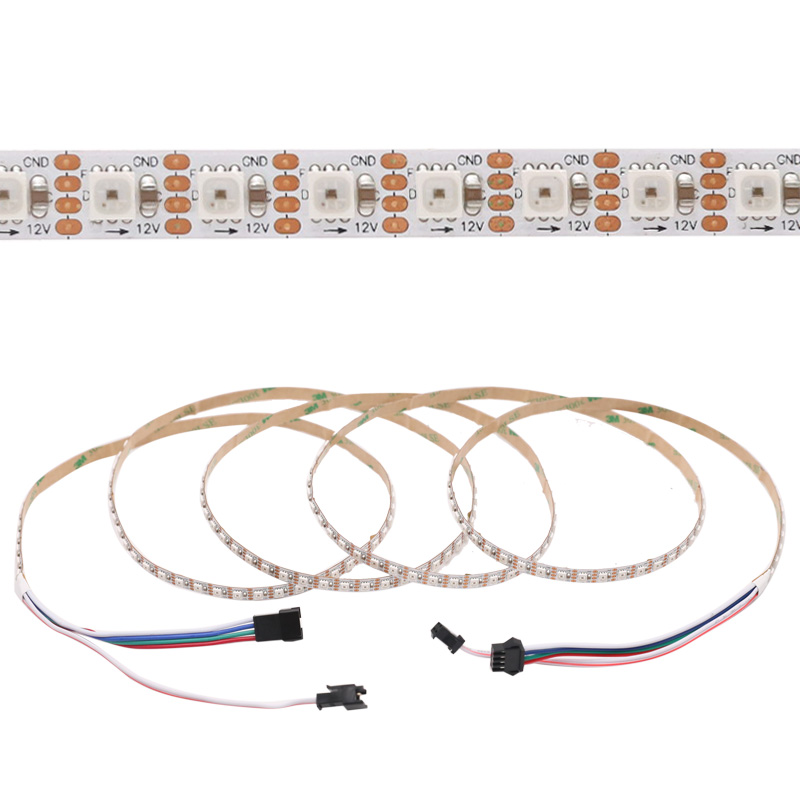 Úzký 7mm 12V SK6813 Mini 3535 4kolíkový jednotlivě digitální ARGB LED pásek Úzký 7mm 12V SK6813 Mini 3535 4kolíkový jednotlivě digitální ARGB LED pásek