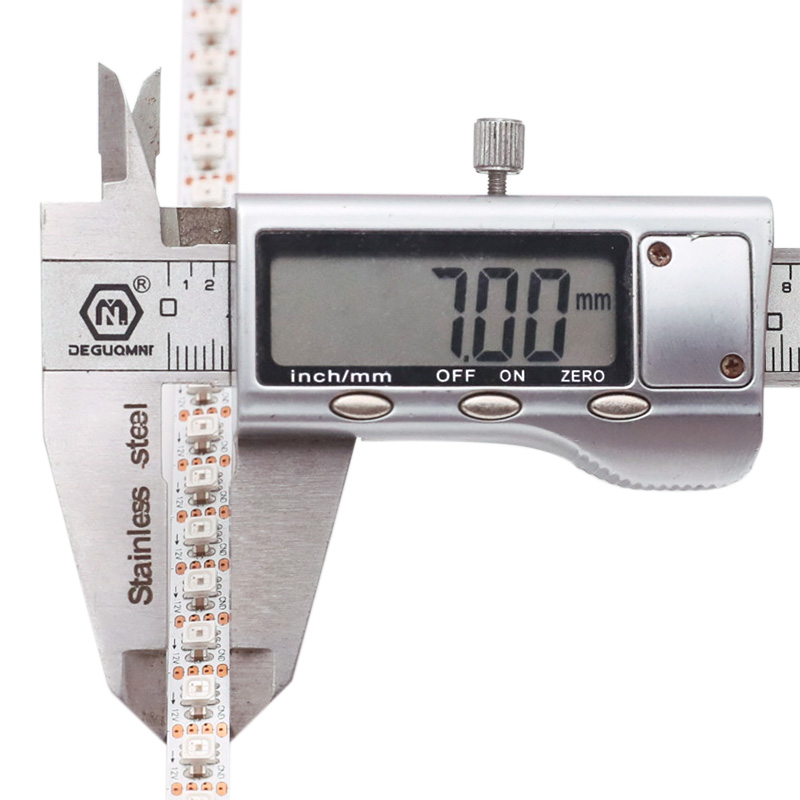Úzký 7mm 12V SK6813 Mini 3535 4kolíkový jednotlivě digitální ARGB LED pásek Úzký 7mm 12V SK6813 Mini 3535 4kolíkový jednotlivě digitální ARGB LED pásek