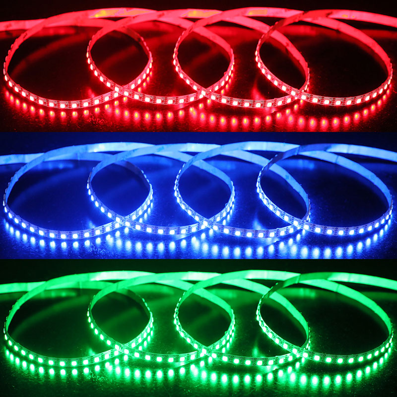 Úzký 7mm 12V SK6813 Mini 3535 4kolíkový jednotlivě digitální ARGB LED pásek Úzký 7mm 12V SK6813 Mini 3535 4kolíkový jednotlivě digitální ARGB LED pásek