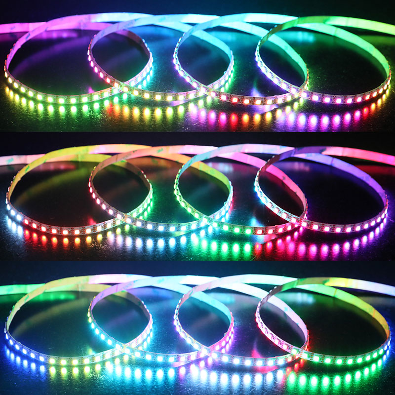 Úzký 7mm 12V SK6813 Mini 3535 4kolíkový jednotlivě digitální ARGB LED pásek Úzký 7mm 12V SK6813 Mini 3535 4kolíkový jednotlivě digitální ARGB LED pásek