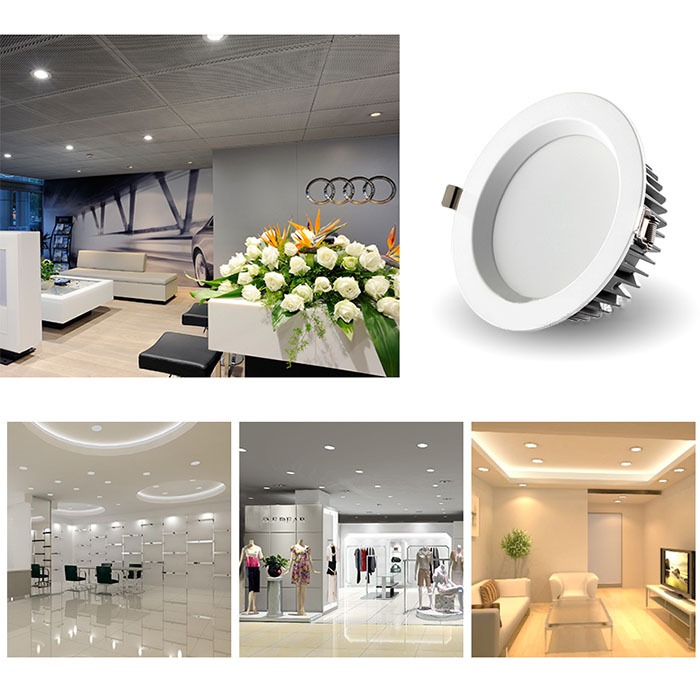 AC86-265V Stmívatelné CRI 85 Teplá bílá a Denní bílá 5W 2.5in – 7W 3.5in – 12W 4in – 18W 5in – 25W 6in – 30W 8in LED downlighty AC86-265V Stmívatelné CRI 85 Teplá bílá a Denní bílá 5W 2.5in – 7W 3.5in – 12W 4in – 18W 5in – 25W 6in – 30W 8in LED downlighty