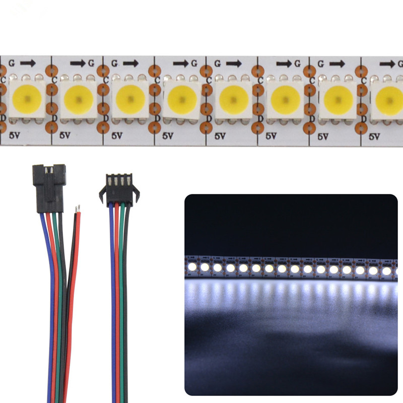 APA102 Daylight white DC5V 144LEDs/m Programmable Led Strip Lights- 1m/3.28ft per roll