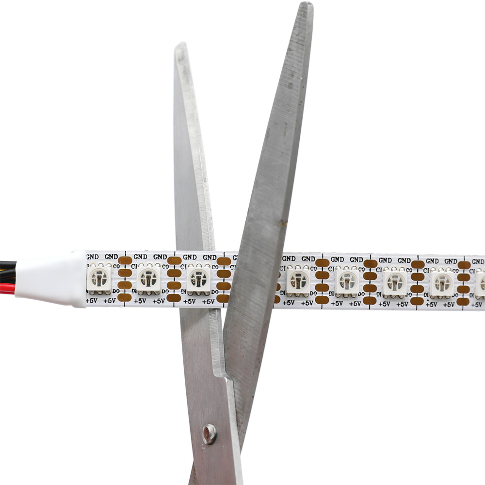 DC5V 96LEDs/m Schnellster APA107/HD107S Individuell adressierbarer superheller Vollfarb-RGB-LED-Streifen – 16.4 Fuß/Rolle DC5V 96LEDs/m Schnellster APA107/HD107S Individuell adressierbarer superheller Vollfarb-RGB-LED-Streifen – 16.4 Fuß/Rolle