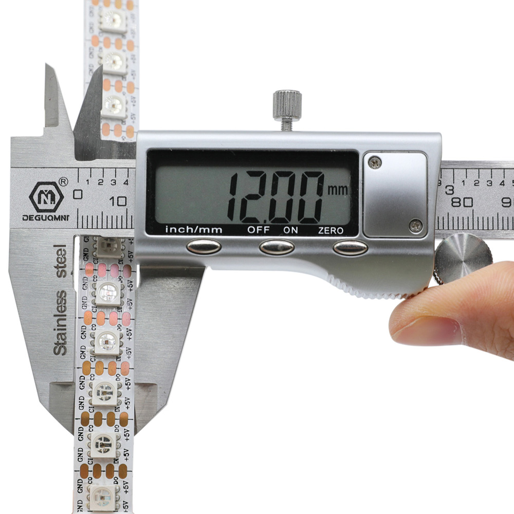 DC5V 96LEDs/m Schnellster APA107/HD107S Individuell adressierbarer superheller Vollfarb-RGB-LED-Streifen – 16.4 Fuß/Rolle DC5V 96LEDs/m Schnellster APA107/HD107S Individuell adressierbarer superheller Vollfarb-RGB-LED-Streifen – 16.4 Fuß/Rolle