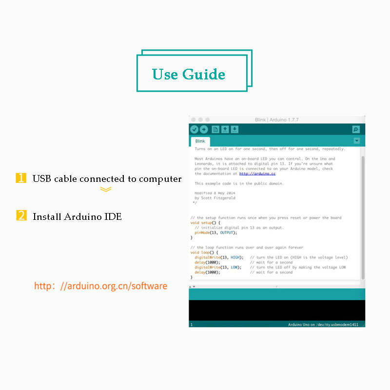 Arduino UNO R3 Control Board [CONFULL-ArduinoUNOR3]