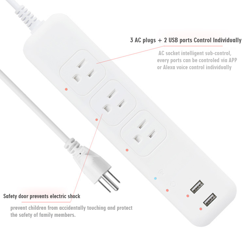 North American Tomada Wireless AC Switchable Outlet WiFi 230VAC