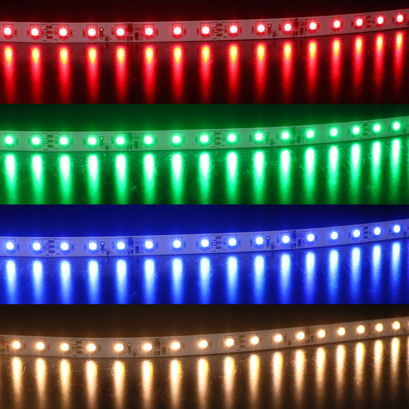 Engineering DC12-24V Individually Addressable SK6812 RGBW LED Strip 60LEDs/m 3.28ft-65.6ft