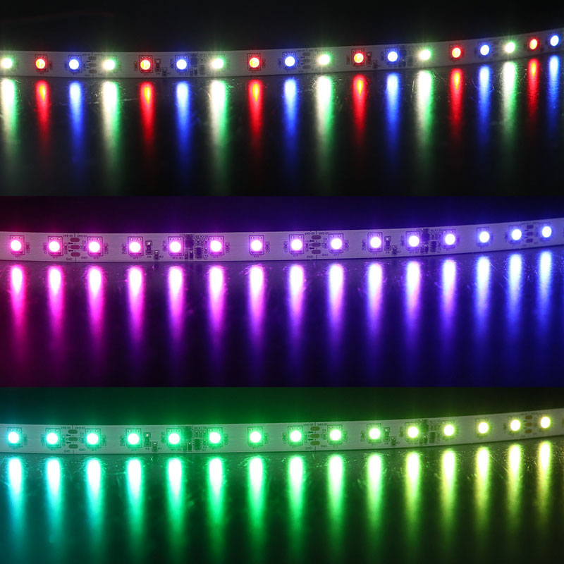 Engineering DC12-24V Individually Addressable SK6812 RGBW LED Strip 60LEDs/m 3.28ft-65.6ft