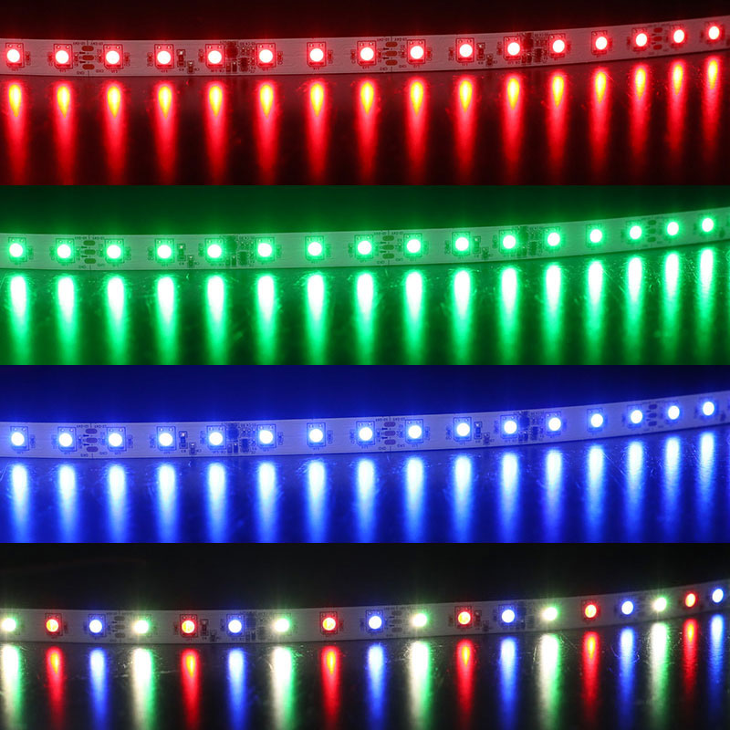 DC12-24V Individually Programmable SK6812 RGB LED Strip 60LEDs/m, 10m/33ft No Voltage Drop, 3.28ft-65.6ft