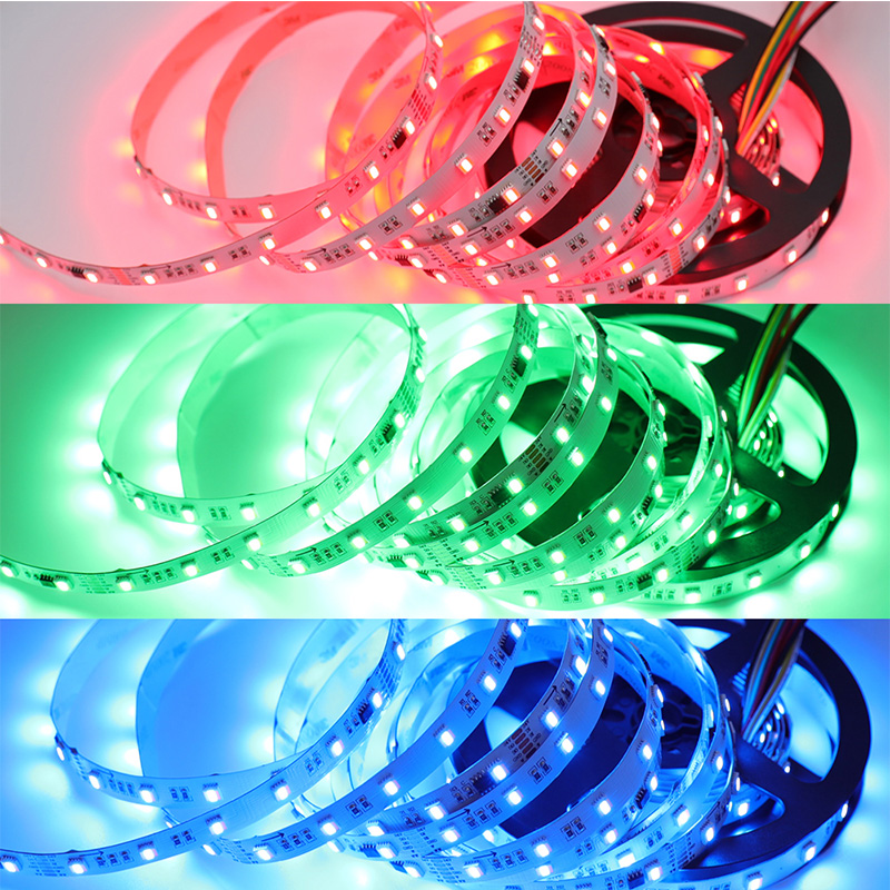 TM1914 Adressierbare RGBCCT-LED-Streifenlichter – 24 V Breakpoint Resume 12 mm 48 LEDs/m TM1914 Adressierbare RGBCCT-LED-Streifenlichter – 24 V Breakpoint Resume 12 mm 48 LEDs/m
