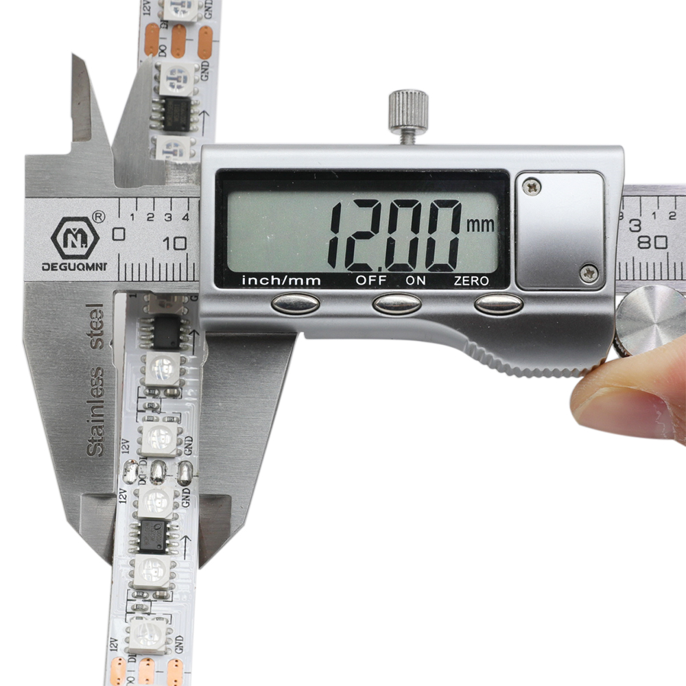 DC12V Programovatelný WS2811 90LEDs/m Adresovatelná LED pásková světla, Flexibilní LED světelné pásy s digitálním sledováním barev