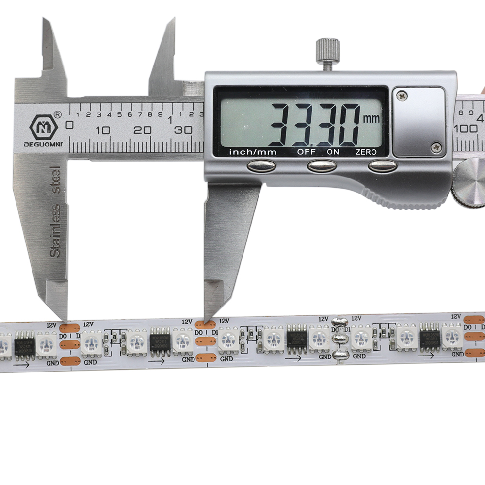 DC12V Programovatelný WS2811 90LEDs/m Adresovatelná LED pásková světla, Flexibilní LED světelné pásy s digitálním sledováním barev