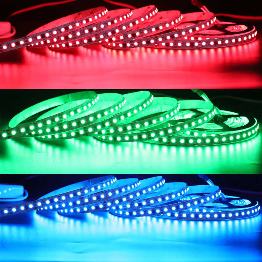 DC12V Programovatelný WS2811 90LEDs/m Adresovatelná LED pásková světla, Flexibilní LED světelné pásy s digitálním sledováním barev