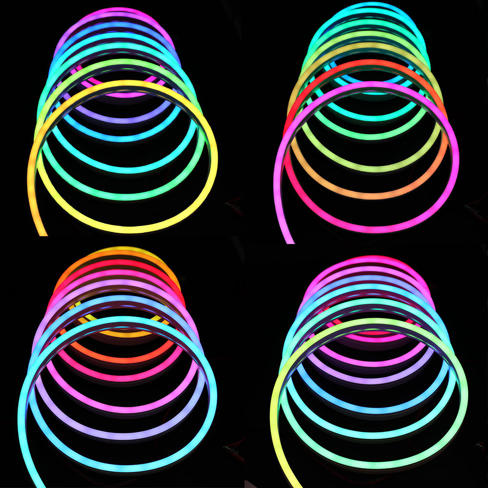Sada LED neonových světel Dream Color - 5m venkovní osvětlení - DC5-24V Sada LED neonových světel Dream Color - 5m venkovní osvětlení - DC5-24V