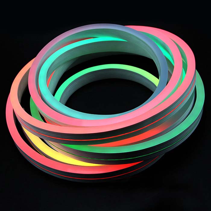 Flex adresovatelné LED neonové osvětlení IP67 vodotěsný silikonový proužek Flex adresovatelné LED neonové osvětlení IP67 vodotěsný silikonový proužek