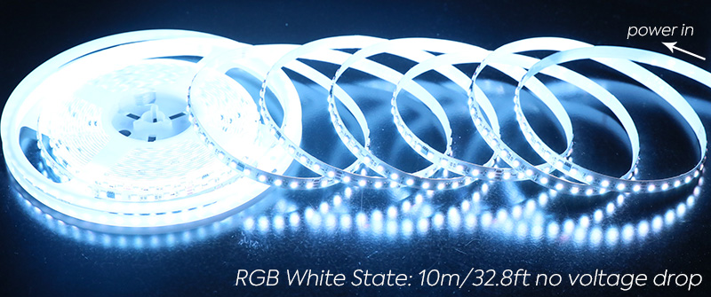 10m No Voltage Drop SK6812 4040 RGBW Addressable LED Strip