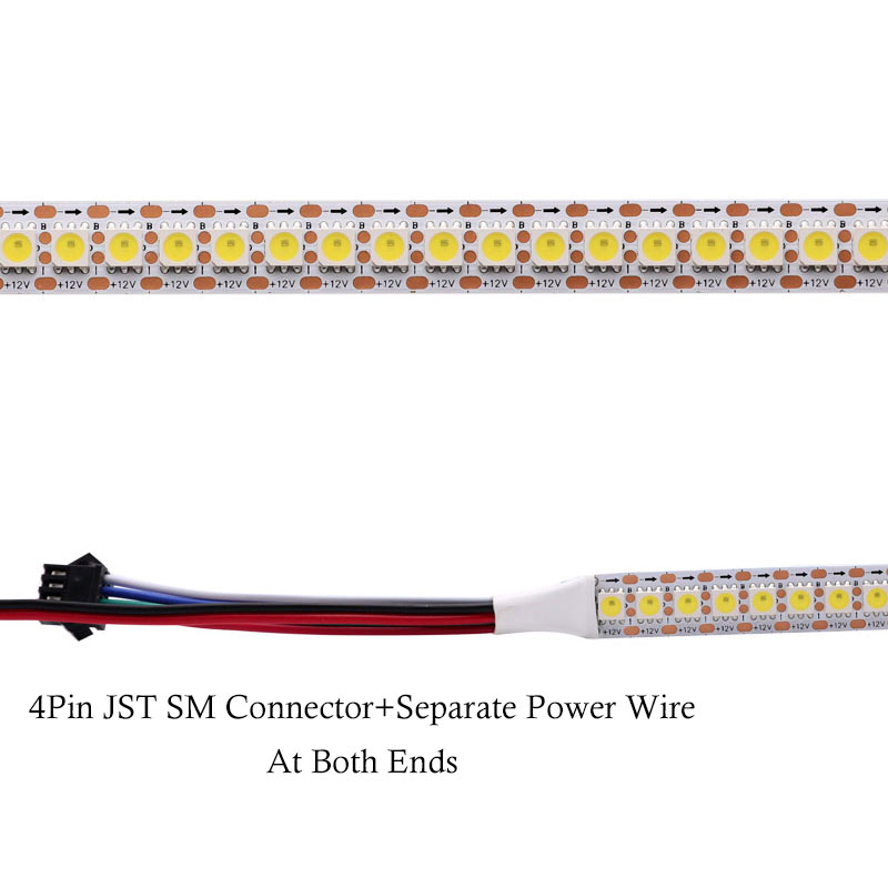 Individuálně adresovatelný bílý LED pásek WS2815 144 LED/m Individuálně adresovatelný bílý LED pásek WS2815 144 LED/m
