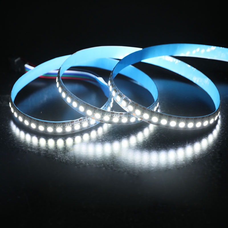 Powerful multicolored led tape with dynamic effects 144 leds / m - 1 led /  pixel - for swimming pool