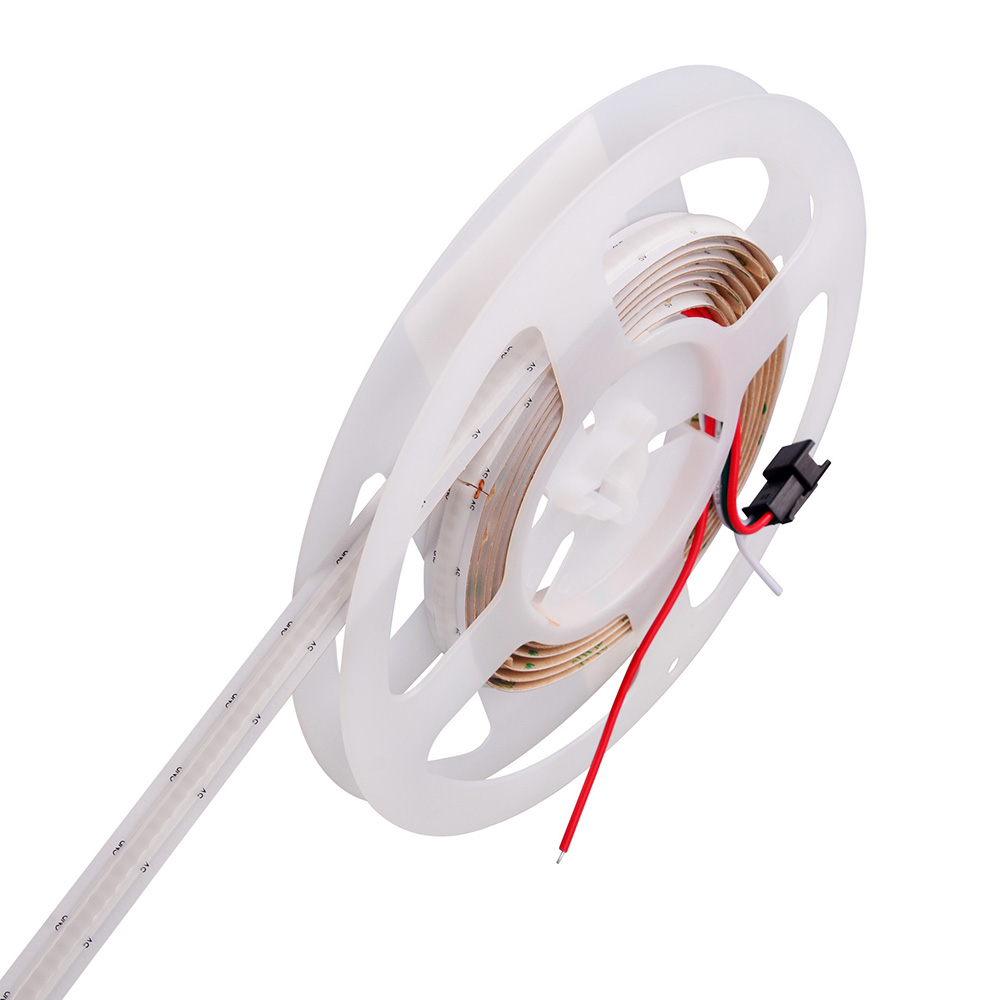 Neuestes adressierbares RGB-COB-LED-Licht WS2812B mit 332 Chips/m und höchster Dichte – flexible DC5V-COB-LED-Streifen in Traumfarben – 1 m pro Rolle Neuestes adressierbares RGB-COB-LED-Licht WS2812B mit 332 Chips/m und höchster Dichte – flexible DC5V-COB-LED-Streifen in Traumfarben – 1 m pro Rolle