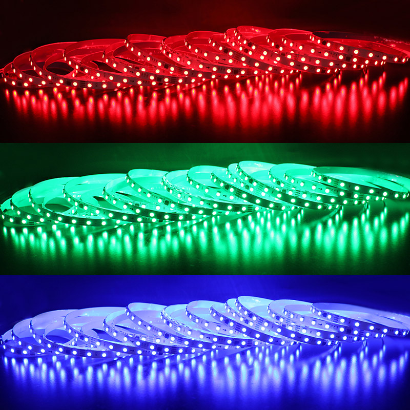 FW1903 Dual Data Signal 10m 33ft Addressable RGB LED Strip Light