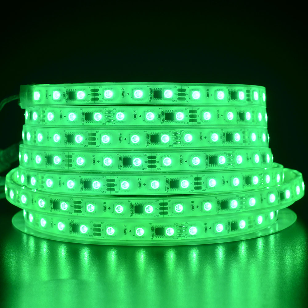 WS2811 IP68 wasserdichte LED-Streifenlichter, 24 V, Traumfarbe, 1 m ~ 50 m WS2811 IP68 wasserdichte LED-Streifenlichter, 24 V, Traumfarbe, 1 m ~ 50 m