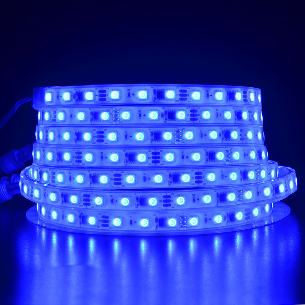 WS2811 IP68 wasserdichte LED-Streifenlichter, 24 V, Traumfarbe, 1 m ~ 50 m WS2811 IP68 wasserdichte LED-Streifenlichter, 24 V, Traumfarbe, 1 m ~ 50 m