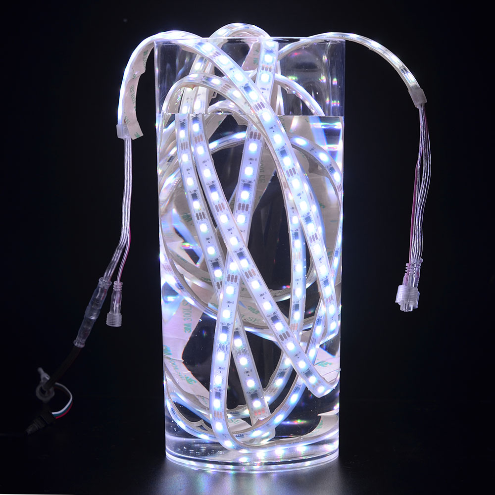 WS2811 IP68 wasserdichte LED-Streifenlichter, 24 V, Traumfarbe, 1 m ~ 50 m WS2811 IP68 wasserdichte LED-Streifenlichter, 24 V, Traumfarbe, 1 m ~ 50 m