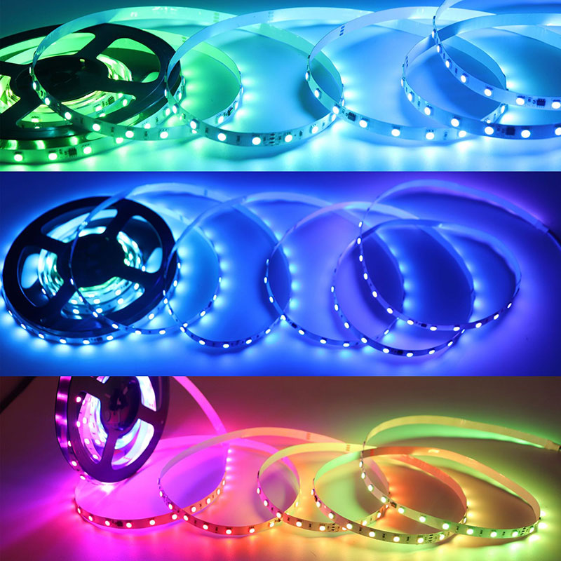 GS8206 RGB Auto LED měnící barvu proužku vestavěných 36 vzorů GS8206 RGB Auto LED měnící barvu proužku vestavěných 36 vzorů