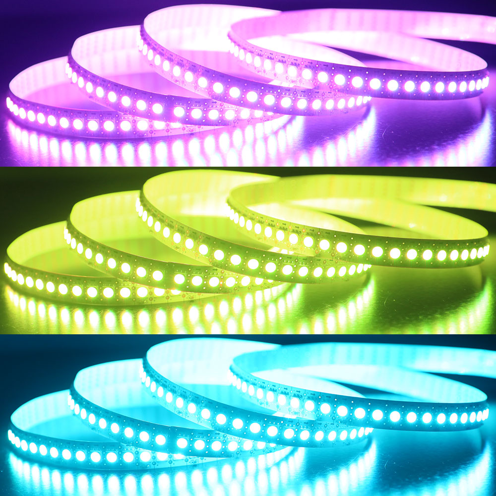 12V GS8208 individuálně adresovatelné 144LED/m inženýrské digitální RGB LED páskové světlo 12V GS8208 individuálně adresovatelné 144LED/m inženýrské digitální RGB LED páskové světlo