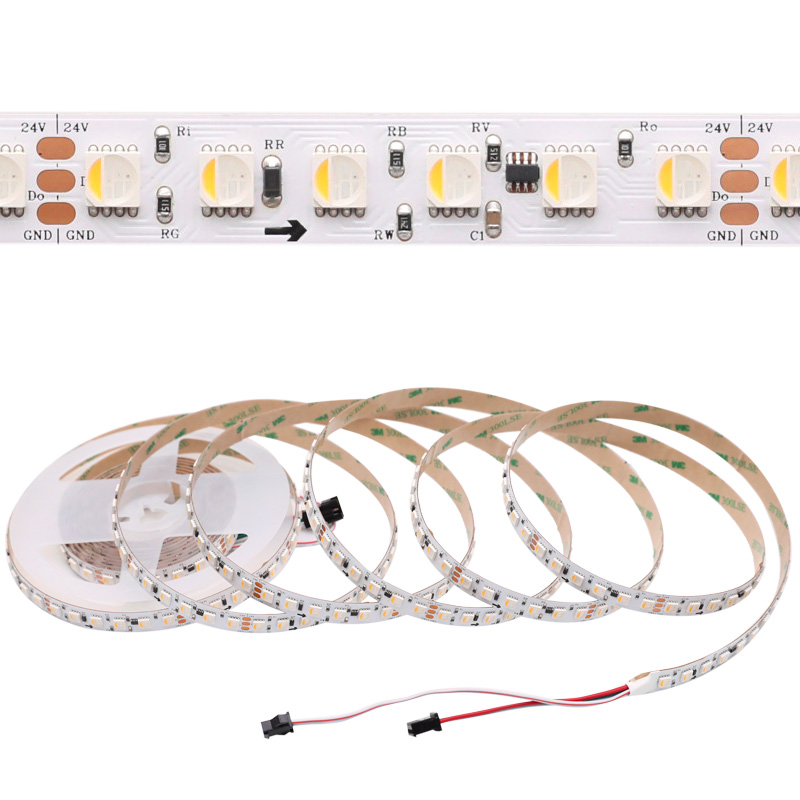 Vyšší hustota TM1824 RGBW 24V LED pásek Adresovatelný Vyšší hustota TM1824 RGBW 24V LED pásek Adresovatelný