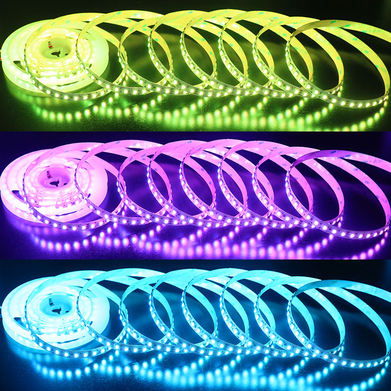 Vyšší hustota TM1824 RGBW 24V LED pásek Adresovatelný Vyšší hustota TM1824 RGBW 24V LED pásek Adresovatelný