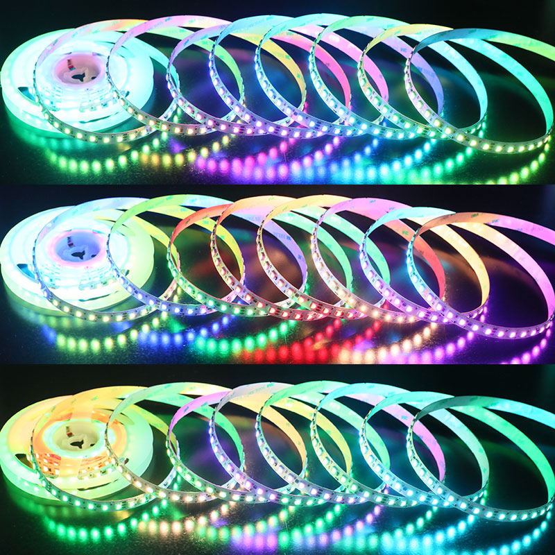 Vyšší hustota TM1824 RGBW 24V LED pásek Adresovatelný Vyšší hustota TM1824 RGBW 24V LED pásek Adresovatelný