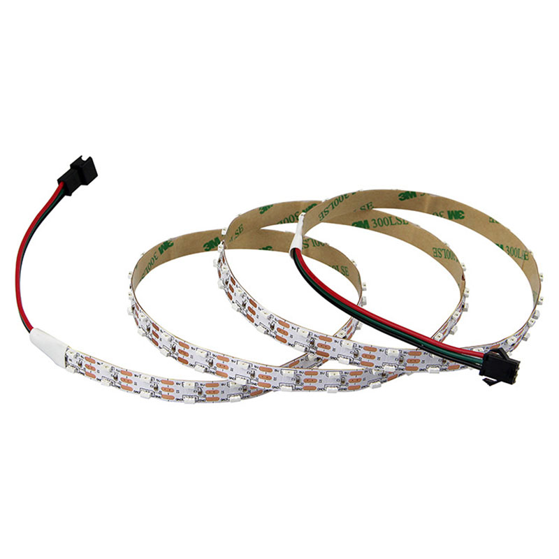 SK6812 DC5V RGB 120LEDs/m Dvouřadá boční vyzařující individuálně adresovatelná LED pásková světla SK6812 DC5V RGB 120LEDs/m Dvouřadá boční vyzařující individuálně adresovatelná LED pásková světla
