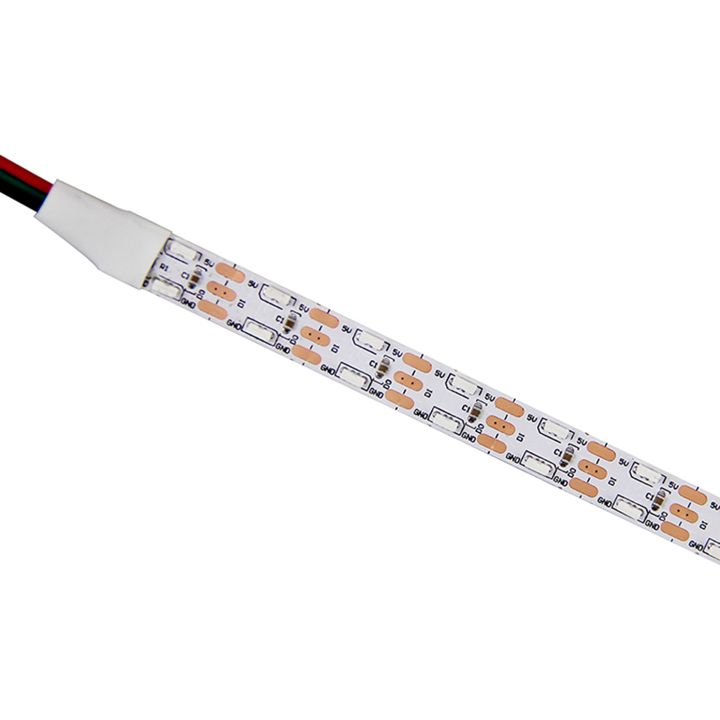 SK6812 DC5V RGB 120LEDs/m Dvouřadá boční vyzařující individuálně adresovatelná LED pásková světla SK6812 DC5V RGB 120LEDs/m Dvouřadá boční vyzařující individuálně adresovatelná LED pásková světla