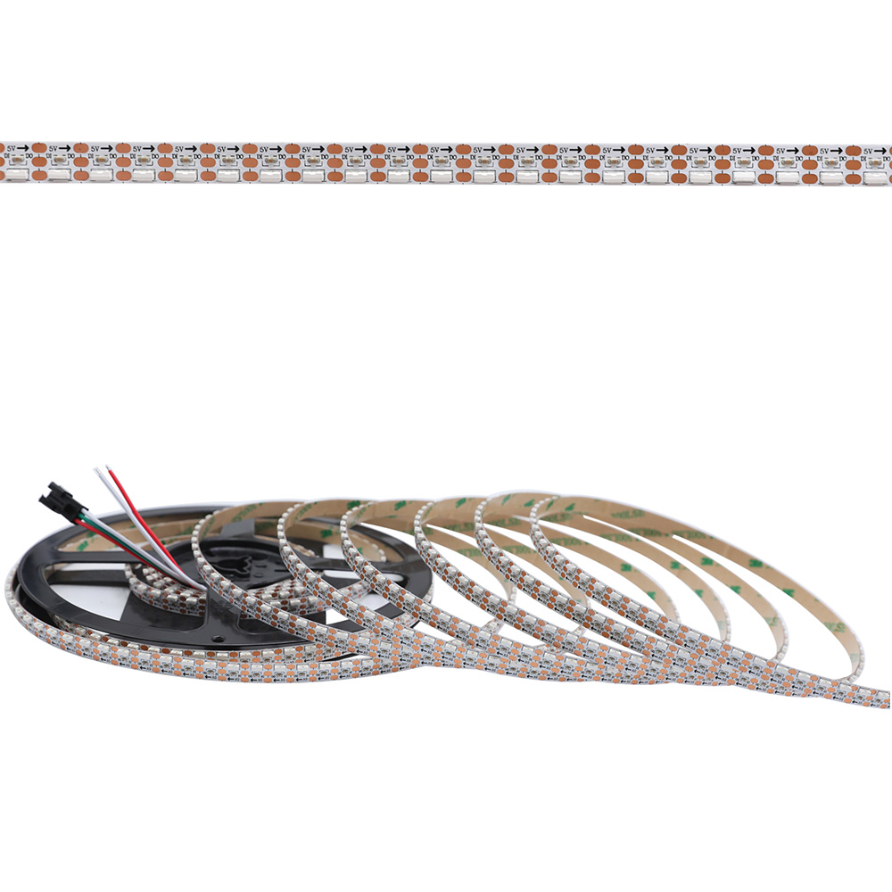 SK6812 RGB DC5V 120LEDs/m Seitlich emittierende, adressierbare LED-Streifenlichter – 240 4020SMDs SK6812 RGB DC5V 120LEDs/m Seitlich emittierende, adressierbare LED-Streifenlichter – 240 4020SMDs