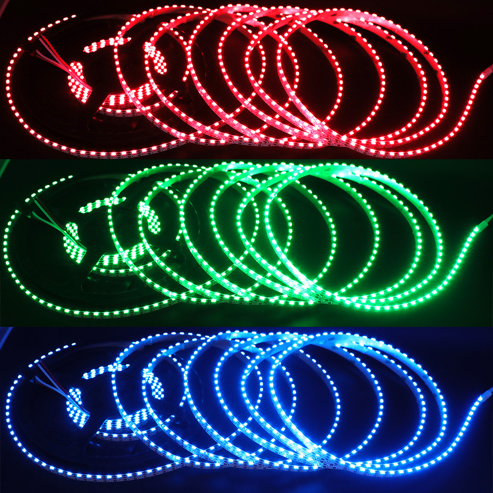 SK6812 RGB DC5V 120LEDs/m Seitlich emittierende, adressierbare LED-Streifenlichter – 240 4020SMDs SK6812 RGB DC5V 120LEDs/m Seitlich emittierende, adressierbare LED-Streifenlichter – 240 4020SMDs
