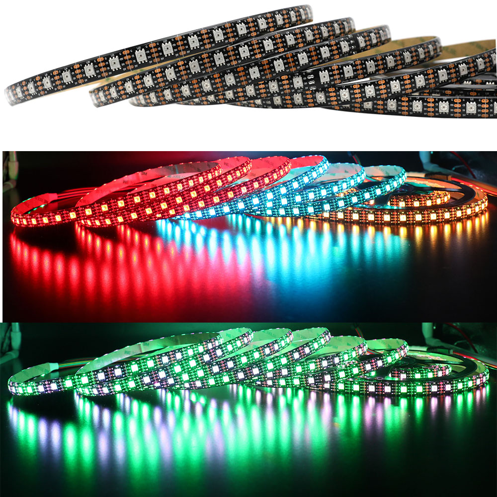 SK9822 (Podobné jako APA102) Digitální Intelligent Dream Color RGB 72LEDS/M DC5V Adresovatelná LED pásková světla SK9822 (Podobné jako APA102) Digitální Intelligent Dream Color RGB 72LEDS/M DC5V Adresovatelná LED pásková světla