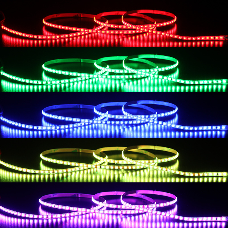 Narrowest DC5V WS2812C Dream Color LED Neon Lights Strip For DIY - 06*06mm  Size 3.28ft