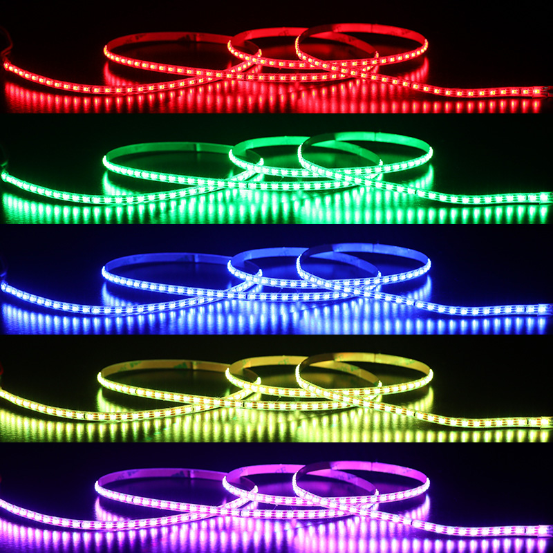 Super tenký 4mm WS2812C 2020 Pixel RGB LED pásek 1m 200 LED Super tenký 4mm WS2812C 2020 Pixel RGB LED pásek 1m 200 LED
