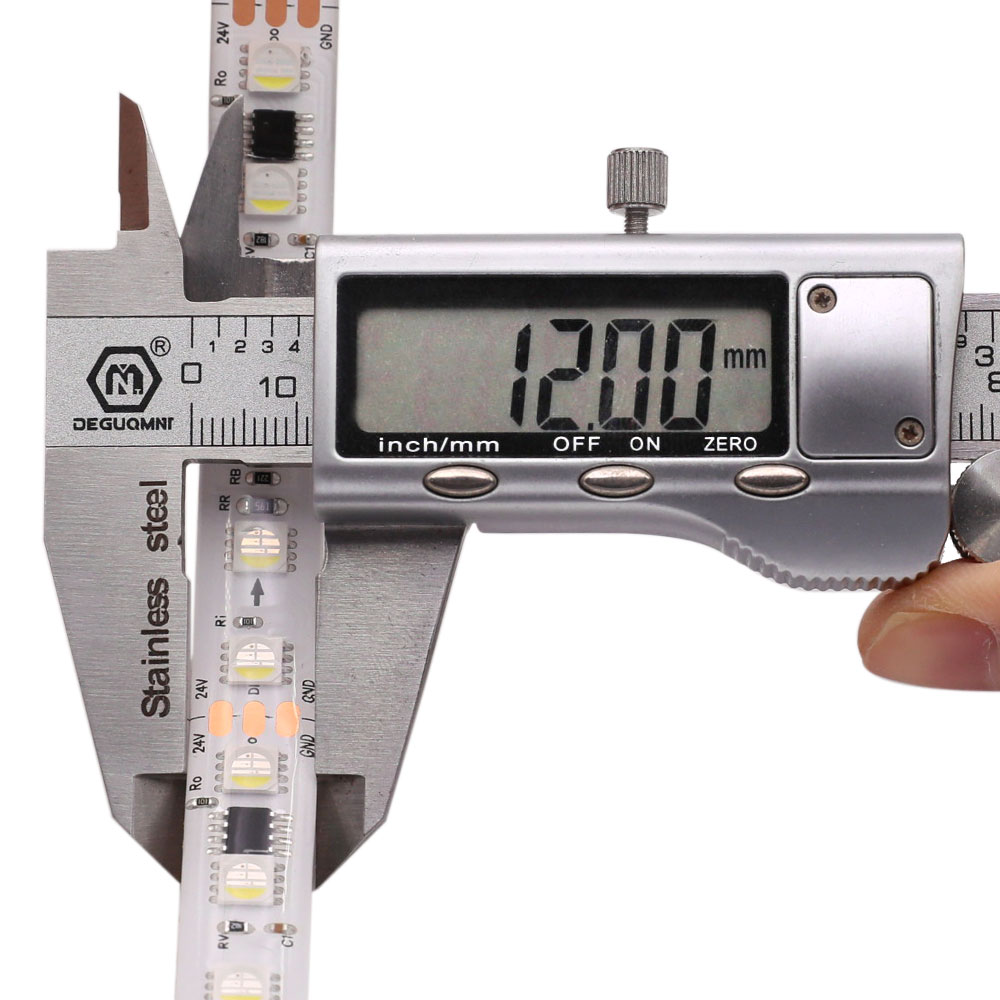 TM1814 24V adresovatelný RGBW LED pásek 12 mm 84 LED/m 14 IC/m TM1814 24V adresovatelný RGBW LED pásek 12 mm 84 LED/m 14 IC/m