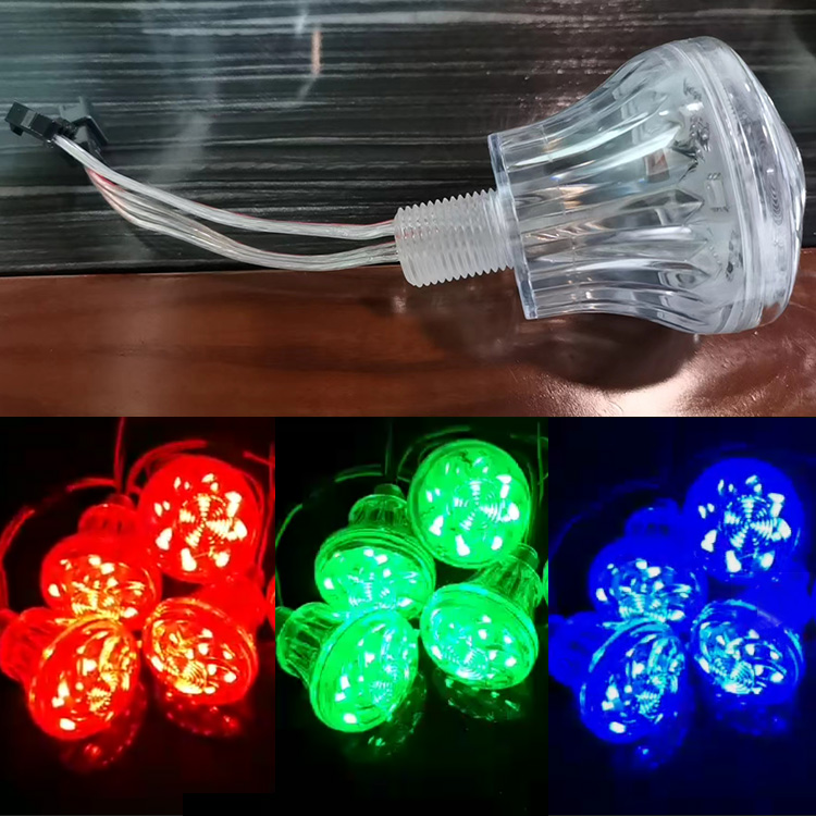 D60 UCS2903 RGBIC Modulární LED žárovka Crystal Ball String Lights 24V D60 UCS2903 RGBIC Modulární LED žárovka Crystal Ball String Lights 24V