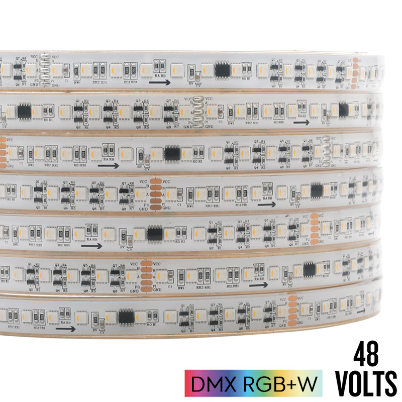UCS512H4 48V DMX páskové světlo 300LED 5050 RGBW, 5m až 20m dlouhé UCS512H4 48V DMX páskové světlo 300LED 5050 RGBW, 5m až 20m dlouhé