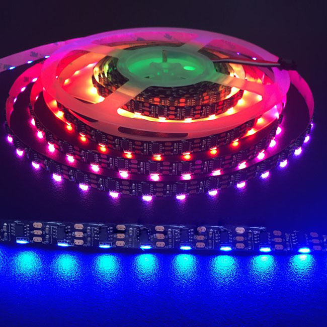 WS2811 020SMD DC5V 60 LED/m postranní adresovatelná LED pásková světla, 5 m/16.4 stop na roli WS2811 020SMD DC5V 60 LED/m postranní adresovatelná LED pásková světla, 5 m/16.4 stop na roli