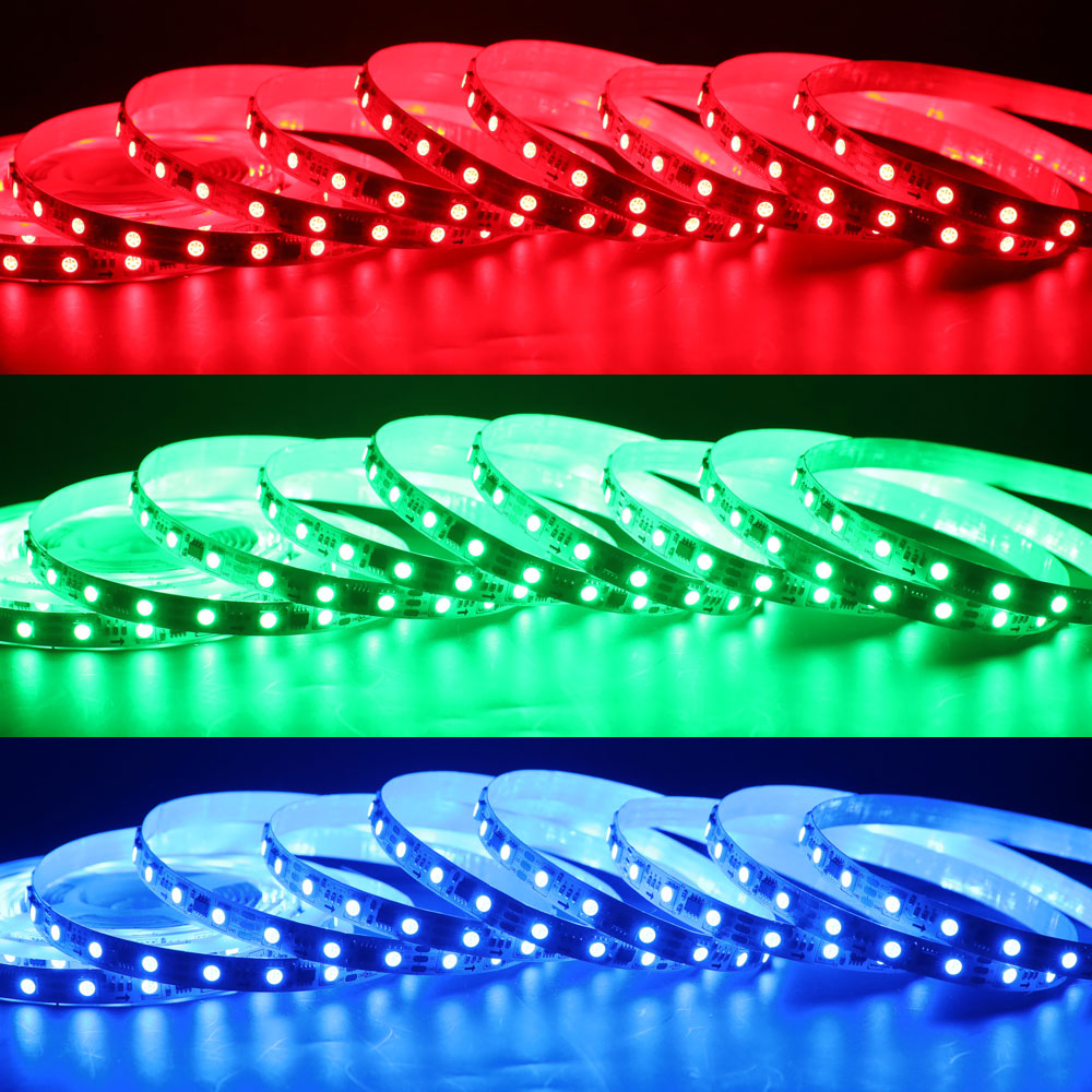 WS2811 LED pásek 24V RGB inženýrské osvětlení 300 LED 100 pixelů WS2811 LED pásek 24V RGB inženýrské osvětlení 300 LED 100 pixelů