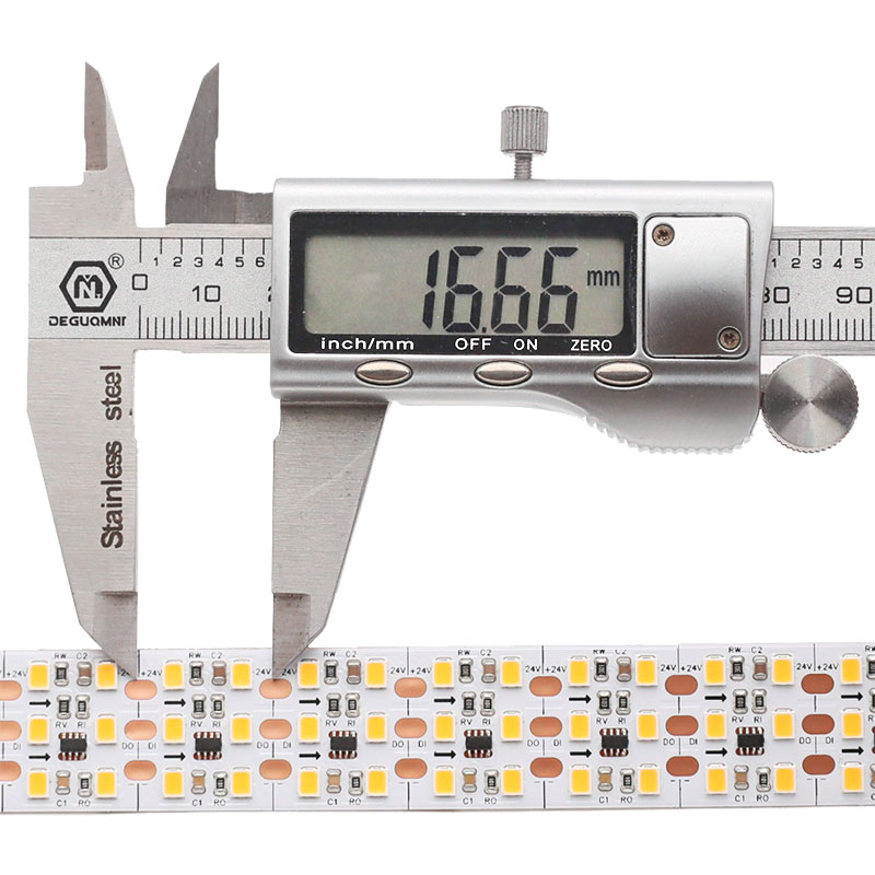 WS2811 Ultra jasný adresovatelný bílý LED pásek s třemi řadami WS2811 Ultra jasný adresovatelný bílý LED pásek s třemi řadami